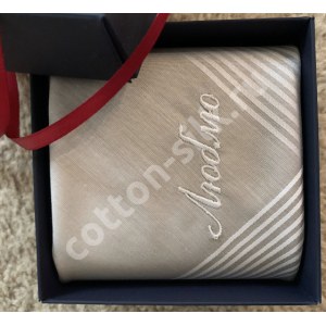 Мужской носовой платок "Milligan" (пралине)