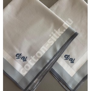 Мужской носовой платок "Петр" (грей)